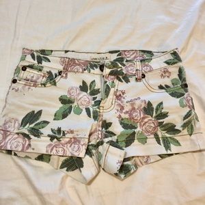 Love Culture Floral Low Waist Shorts